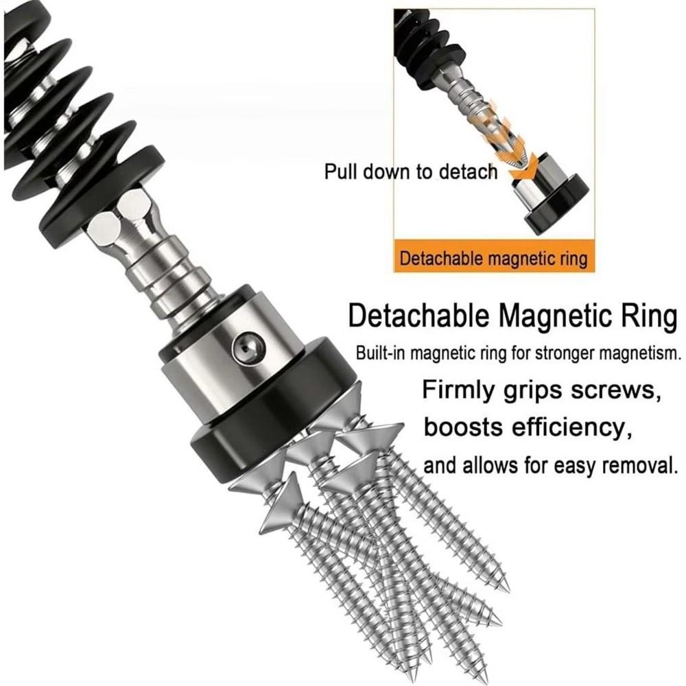 2/5Pcs Ring Positioning Spring-Loaded Screwdriver Bits Appliance Installation