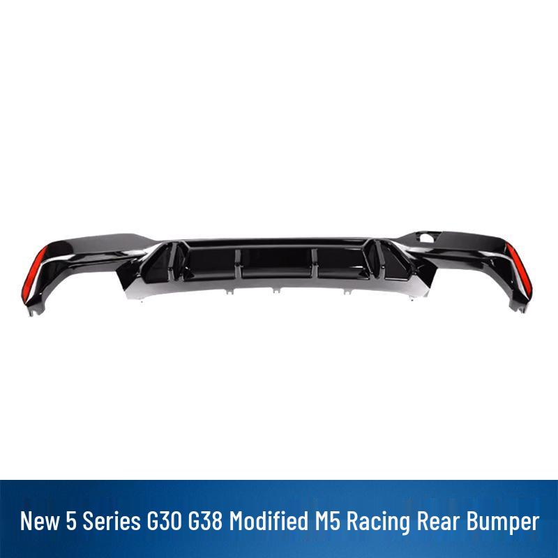 Черный титановый четырехствольный выхлопной наконечник из нержавеющей стали для BMW 5 серии G30/G38