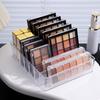 7 Grids Makeup Organizer Tray Storage Holder Large Capacity Transparent Design Multipurpose Eyeshadow Palette Makeup Holder