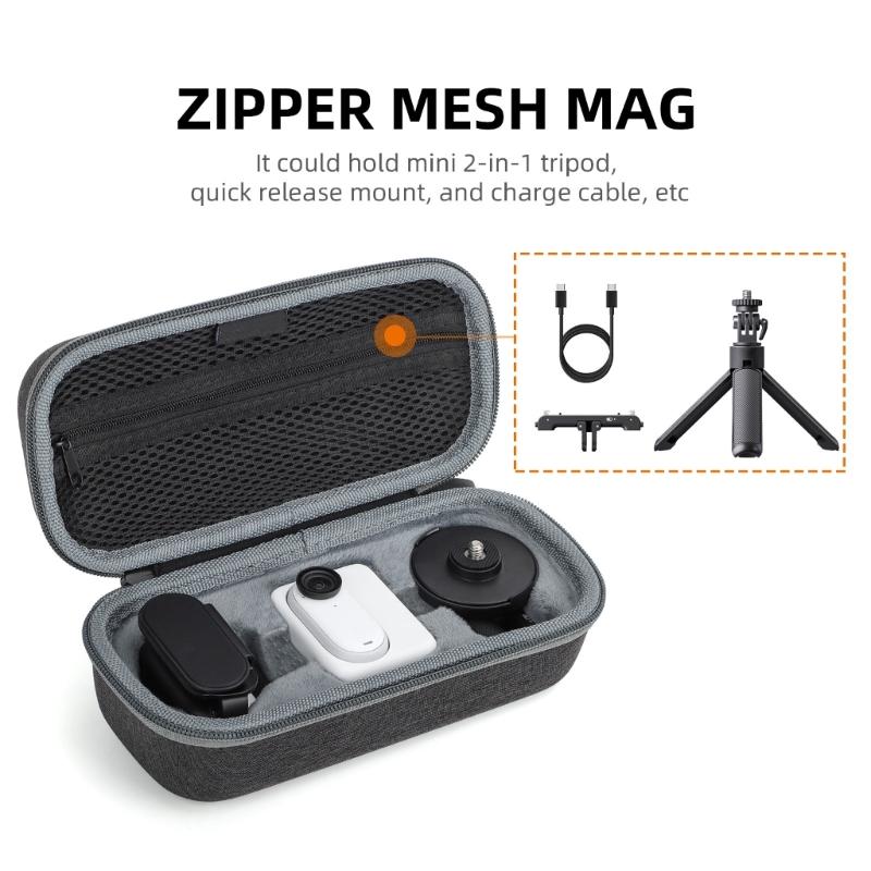 Hard EVA Travelling Case Storage Bag Protective Pouch Bag Carrying Case for GO 3 Camera