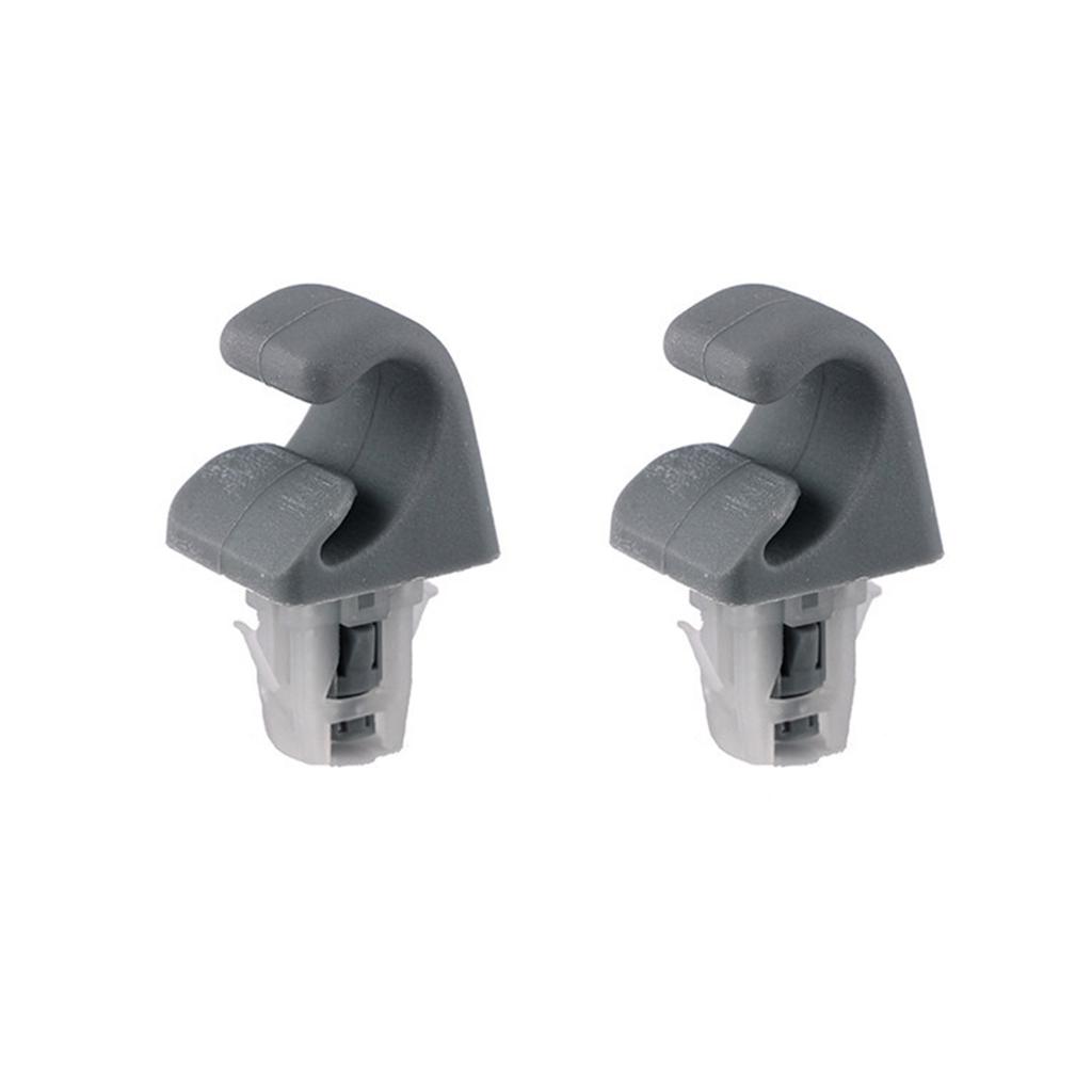 1 Pair Sun Visor Clip Hook Bracket Retainer Interior Trim Fastener Clip for Camry Corolla Matrix Prius RAV4 74348-33040