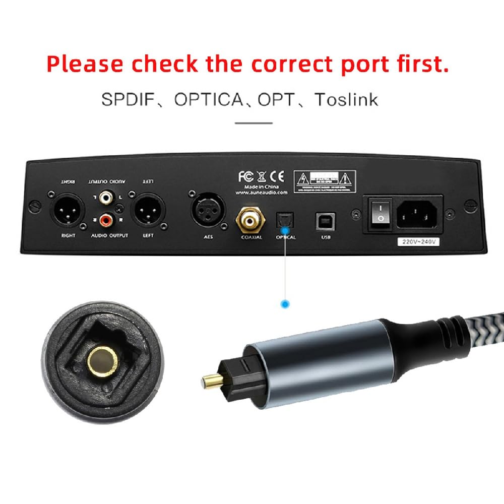 Cablecc USB2.0-A на Оптический Аудио Кабель, USB A Папа на Toslink Мама Цифровой Оптический Аудио Кабель (для ноутбука/настольного компьютера, 20 см)