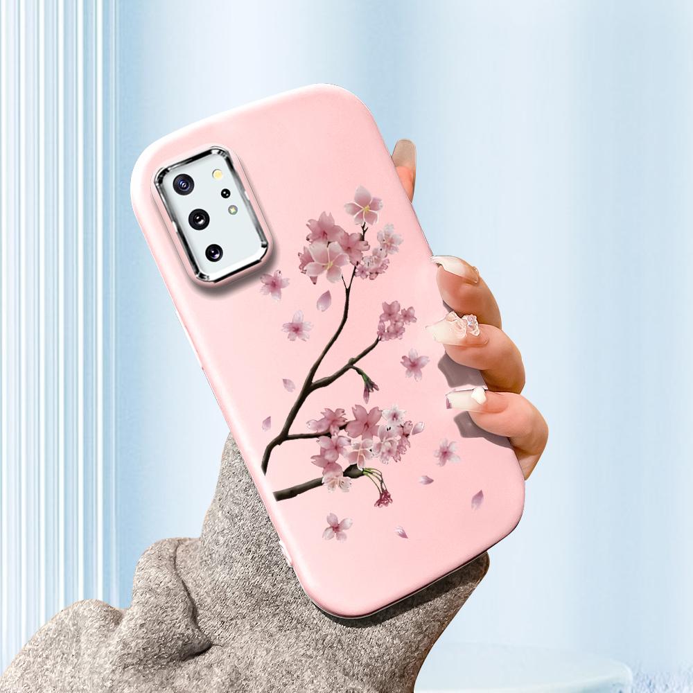 Сплошной цвет с серебряным краем линзы, жирный корпус, Мягкий ТПУ, жидкий силиконовый чехол, противоударный чехол для телефона для Xiaomi Redmi Samsung