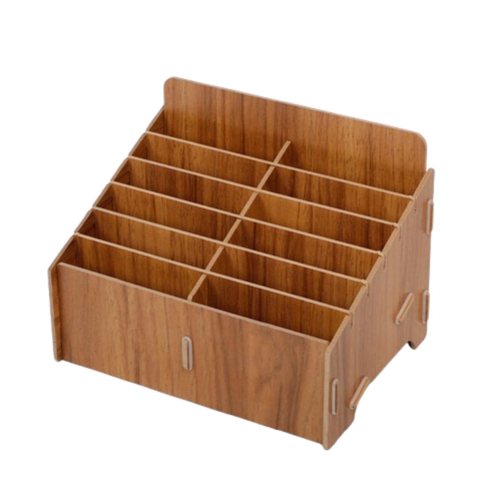 12/24/36 Ячеек Корзина для хранения мобильных телефонов Прочная настольная корзина для хранения и сортировки Настольная