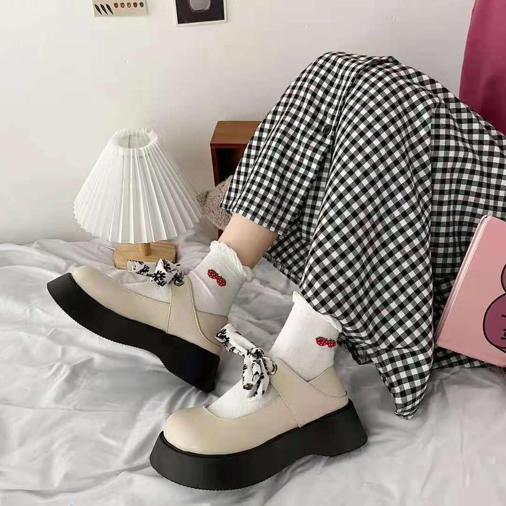 Модные туфли Лолиты для женщин, японские туфли Мэри Джейн, женские винтажные туфли для девушек, студентов, JK, туфли на высоком каблуке и платформе, косплей, большие размеры