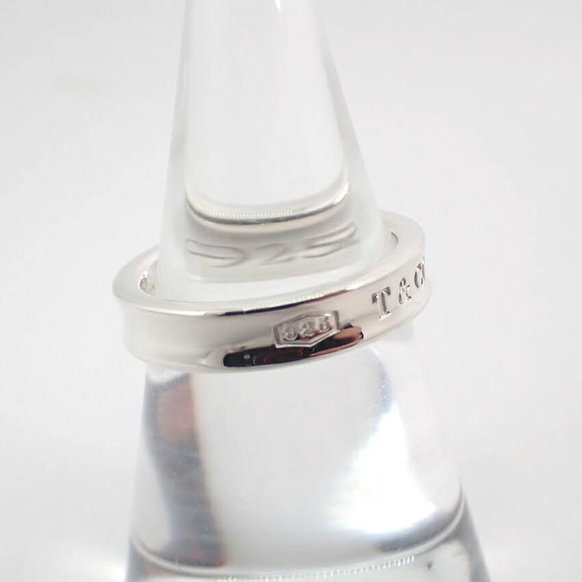 [Used] TIFFANY 925 1837 Narrow Ring Size 8/Size 8/g530-62