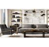 Handmade Black & Antique Brass Sputnik Chandelier – Mid Century Italian Lighting Fixture