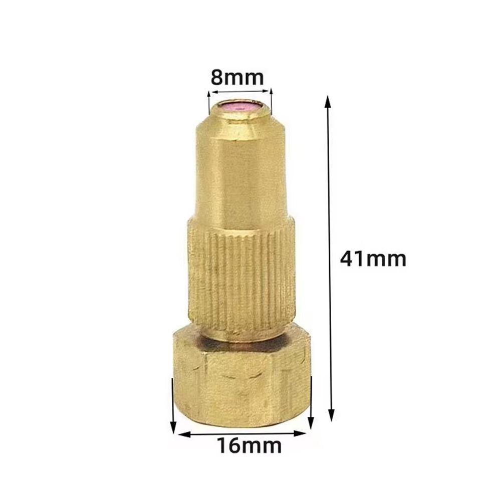 1Pcs 0.8/1.0/1.2/1.5/1.8mm Hole Brass Nozzle Garden Power Tool  Watering Irrigation System