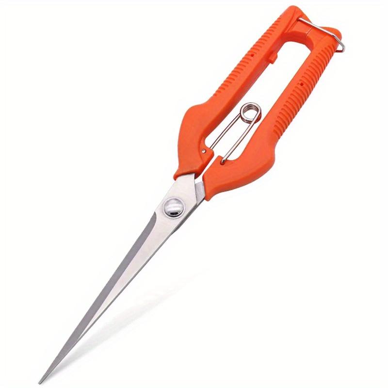 Секатор для винограда Садовый инструмент Огород Бонсай Профессиональный Столярный Нержавеющая сталь Сбор фруктов с замком