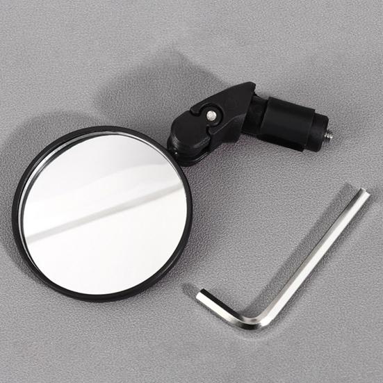 1 Pair Bicycle Rearview Mirrors Convex Lens Adjustable Wider View Cycling Rear View Mirrors Bike Supplies