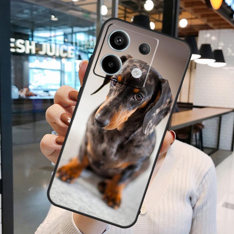 Teckel Dackel Dachshund Dog Case For Xiaomi Redmi 13C 12C 9C 10C Redmi Note 13 Pro 9 10 11 12 Pro 9S 10S 11S 12S Cover