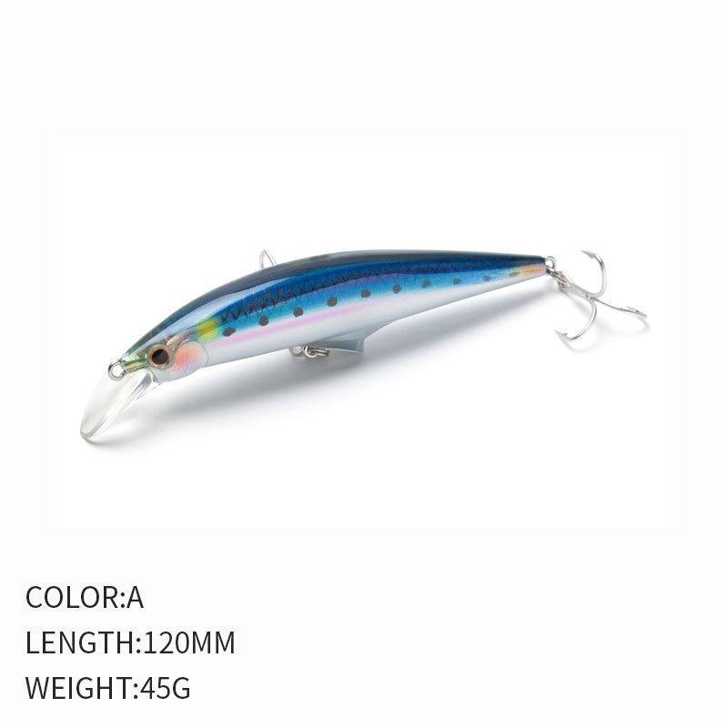 Minnow Sinking Fishing Lure Hard Plastic Trout Lure Artificial Bait Pesca Wobbler Fishing for Pike Bass Crankbait