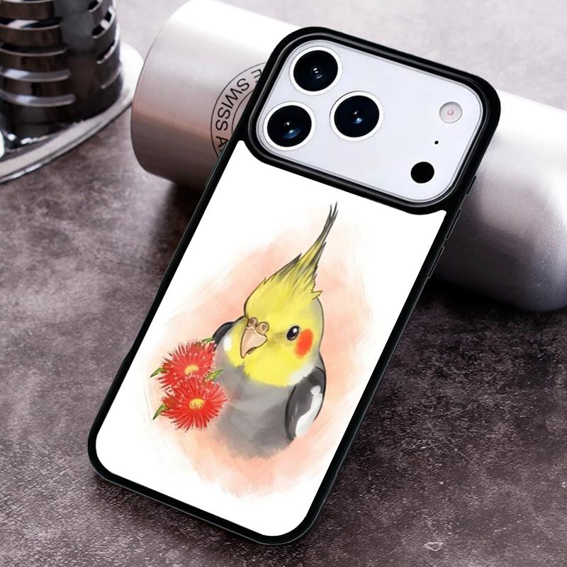 Parrot Bird soft Phone Case for iPhone 17 16 15 Pro Max Air 14 13 12 11 Plus Shockproof Capa Cover
