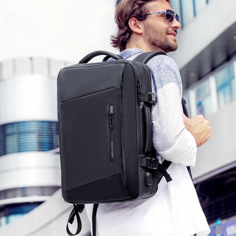 Laptop Backpacks Mark Ryden Men Business Laptop Backpack Large Capacity 17.3 Inch Oxford Travel Rucksack