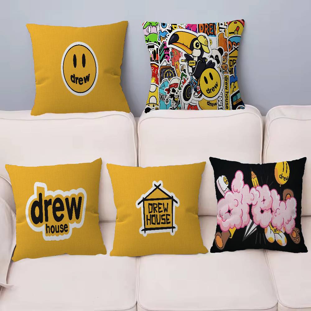Модная наволочка D-Drew H-House в дюймах, Декор в деревенском стиле, Декоративные чехлы для подушек-пледов на диван