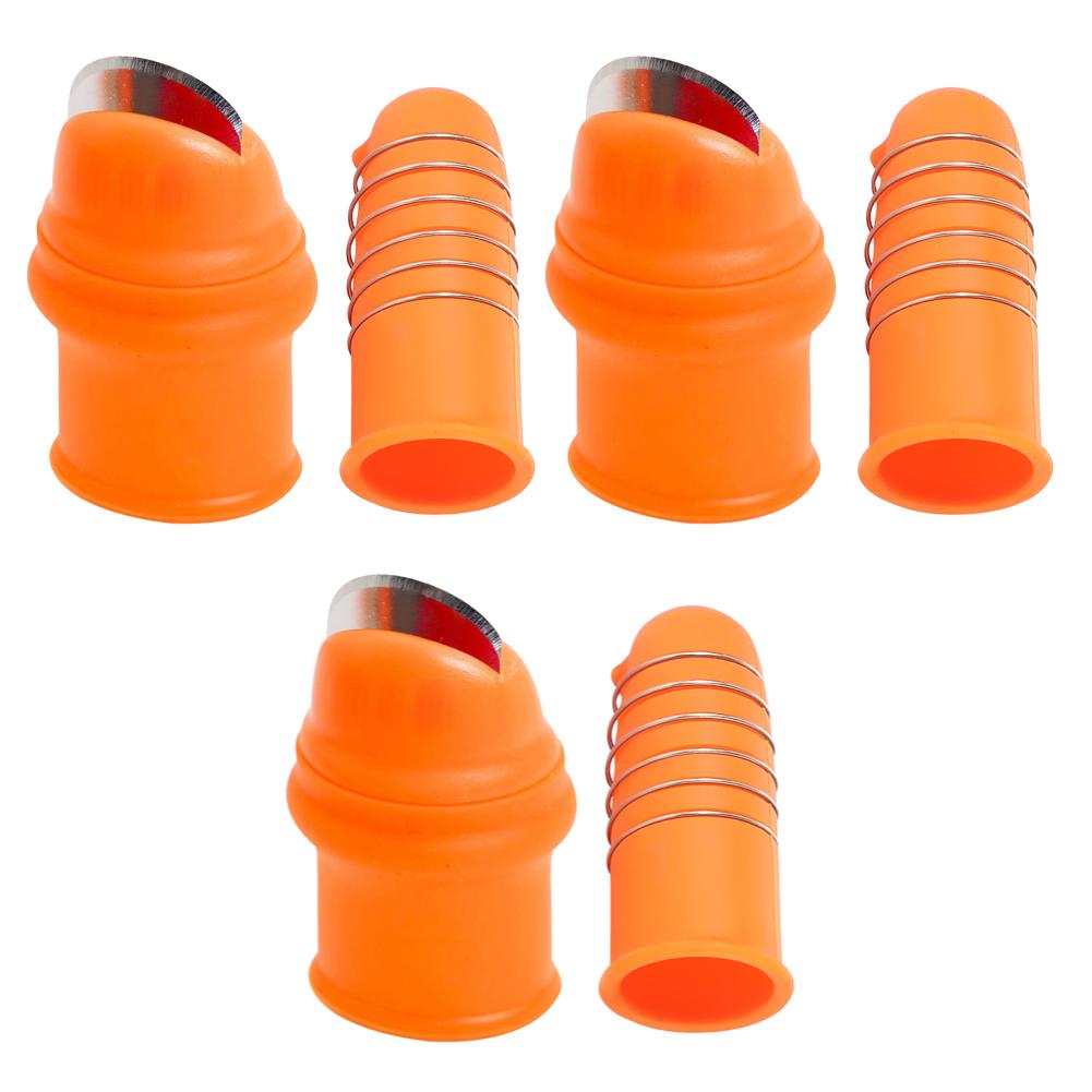 Силиконовый протектор для пальцев, защита для большого пальца, нож для резки, шестеренки, нож для сбора овощей, лезвие для защемления растений, перчатка-ножницы