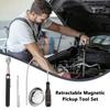 Магнитный инструмент для захвата, гибкий телескопический металлический захват, вращающийся, регулируемый, аксессуары для ремонта автомобилей, для папы, дедушки, сына