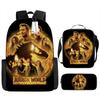 Jurassic Park European and American Retro Schoolbag First Grade~ Fourth Grade Bag Backpack