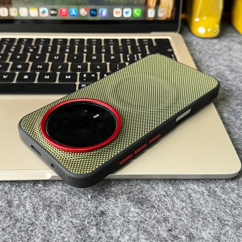 Для Magsafe Магнитный Чехол из Плетеного Нейлона Для Honor Magic 8 Pro Air 8 RSR 8 Lite Magic 7 Pro 7RSR Металлические Кнопки Матовая Кожаная Крышка