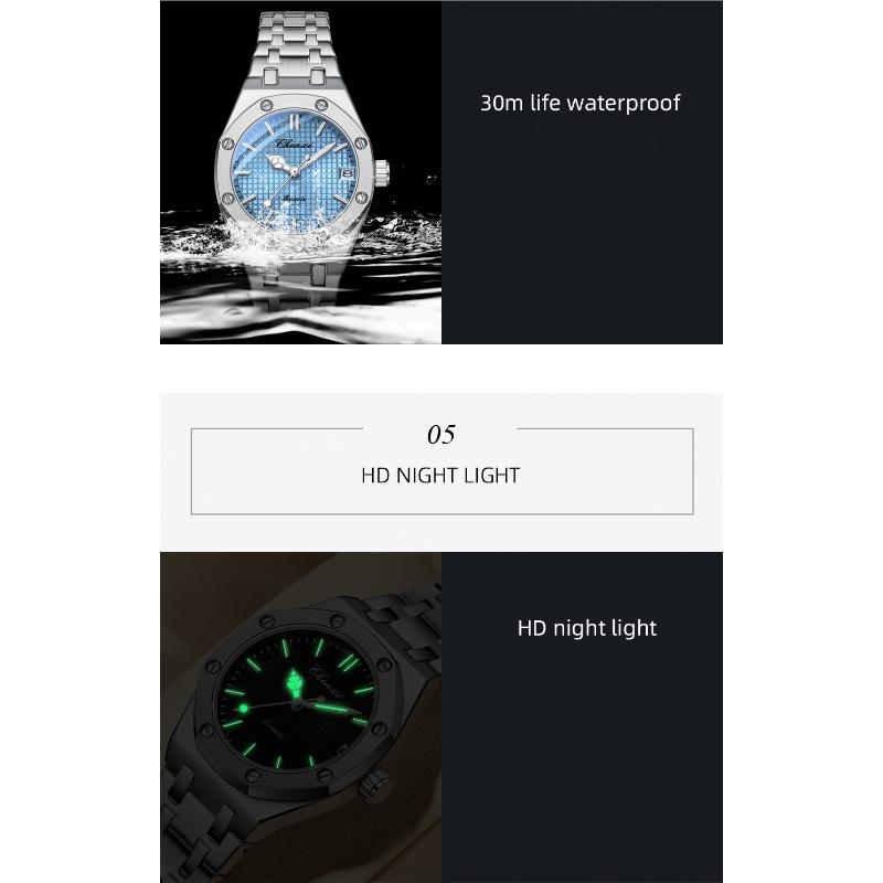 Chenxi Top Luxury Quartz Watch for Women Elegant Stainless Steel Watch Luminous Waterproof Date Wristwatch Ladies Dress Watch