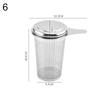 Reusable Infuser Fine Stainless Steel Coffee Lid Leaf Spice Filter Infuser Tea Strainer Filters
