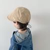 Wide Brim Baby Bucket Hat Cotton Beach Cap Fashion Peaked Cap  Baby