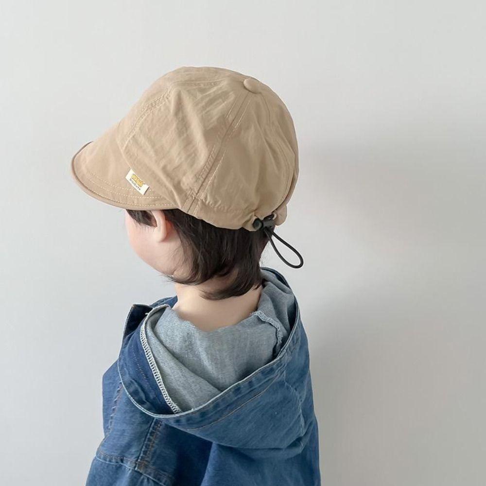 Wide Brim Baby Bucket Hat Cotton Beach Cap Fashion Peaked Cap  Baby