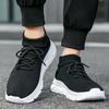 2024 New Large Size Summer Sports Shoes Casual, Light, Wear-resistant and Breathable Fly-woven Shoes Socks Shoes Men's Shoes