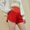 Women's Quick-Dry High-Waist Loose Running Shorts: Fake Two-Piece Yoga Fitness Pants for Summer Outdoor Wear