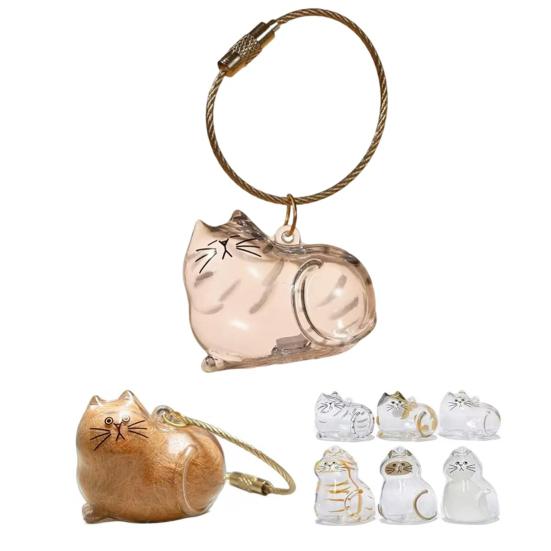 Прозрачная бутылочка для хранения кошачьей шерсти, брелок-сувенир для сбора шерсти кошек и собак, памятный подарок для питомца