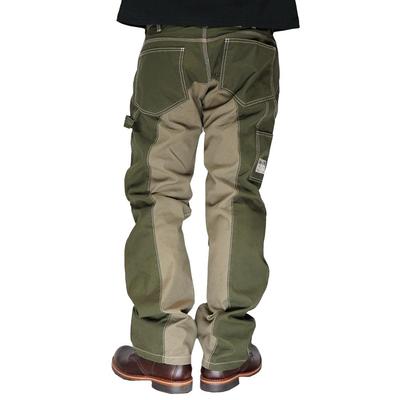 Kojima Jeans Monkey Combo Painter Сделано из одной штанины, Мужские, Япония, Стирка, RNB-1081F-Хаки-40