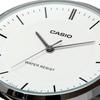 CASIO Quartz Watch White Metal Band Overseas Model [Casio] Men's MTP-VT04D-7E