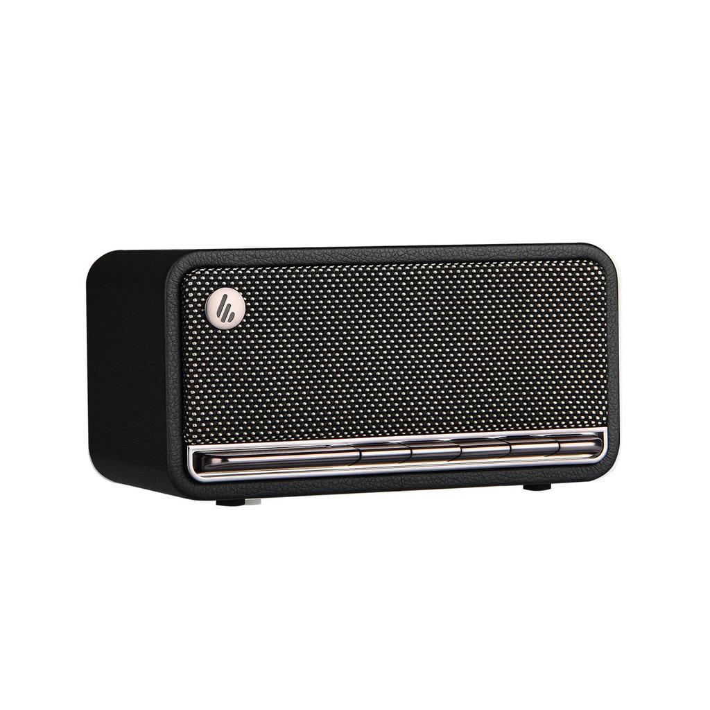 Award Edifier MP230 Wireless MDF Compact Tabletop 9 Hours of Music Retro Classic Black "VGP2023 Winning" Speaker, Bluetooth, Portable, Wood, Speaker,