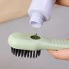 2/1Pcs Multifunctional Shoe Brush Automatic Liquid Adding Laundry Brushes Washing Clothes Soft Bristles Brush Home Cleaning Tool