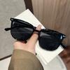 Женские модные квадратные солнцезащитные очки Классическая защита глаз UV400 Велосипедные солнцезащитные очки Мужские Женские Большая оправа Уличные очки Очки