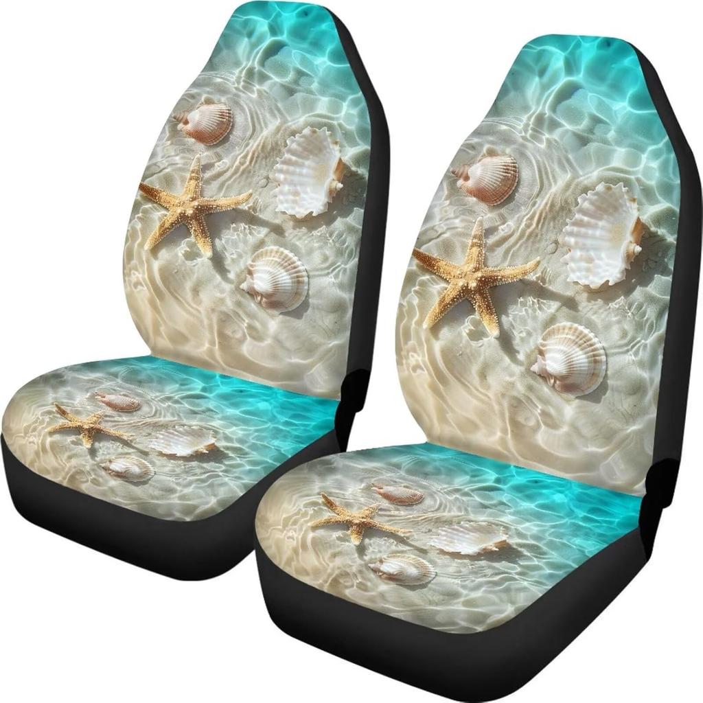 Talayituse Boho Dragonfly Print Car Seat Covers Set of 2, Breathable Front Bucket Seats Protector Auto Interior Accessories Decor Universal for Truck