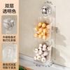 Suction Cup, Ginger and Garlic Storage Box, Kitchen Storage Basket, Wall Mounted, No Punching, Storage Rack, Ginger and Garlic, Drain Storage Rack
