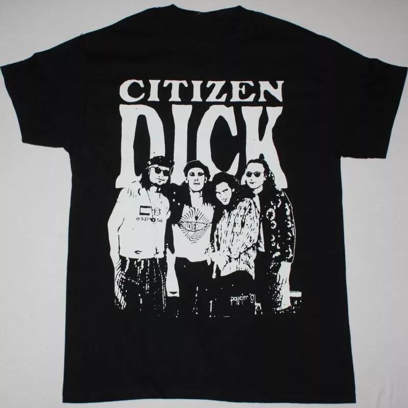 Vintage Citizen Dick band Men T-shirt Black Unisex Tee All Sizes S to 5Xl