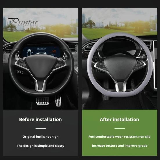 Чехол на руль Ультратонкий износостойкий нескользящий дизайн Универсальный простой в установке силиконовый чехол на руль