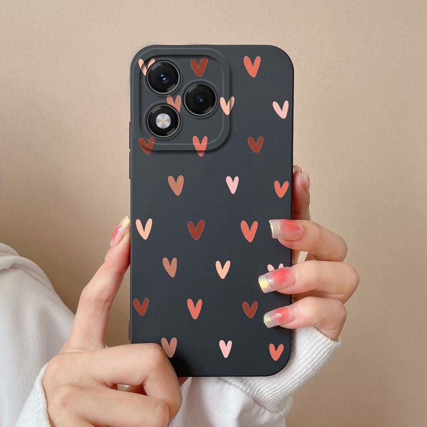 Для Huawei Honor 400 Lite X5b X6b X7c X8 X8c X9c X60 чехол для телефона роскошный Love Heart мягкий силиконовый усовершенствованный противоударный защитный чехол для Huawei Covers
