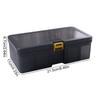 Plastic Fishing Tackle Box Double Layer Bait Storage Container Lure Hook Storage Case  Fishing Tool