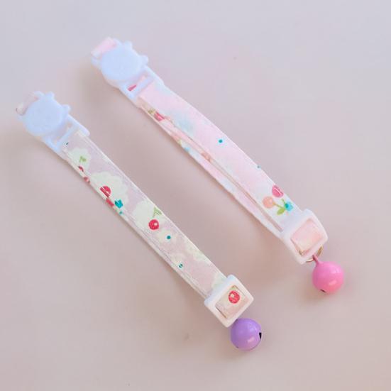 Ожерелье для домашних животных Фруктовый узор Регулируется Безопасно для кожи Легко носить Износостойкий Хлопок Домашнее животное