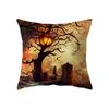 Devil Pumpkin Throw Pillow Cover Witch Halloween Theme Throw Pillow Cover Sofa Chair Bed Cushion Cover Home Decor