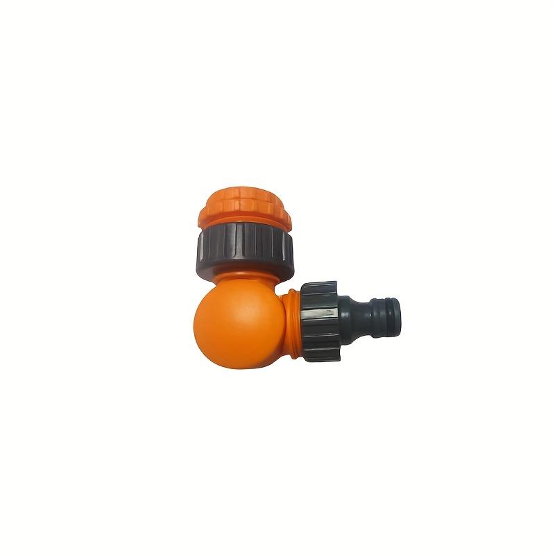 1Pc Plastic Quick Connector Splitte Anti-Bending Faucet Connector Freely Rotatable Faucet Splitter Adjustable Irrigation Water Connector Suitable