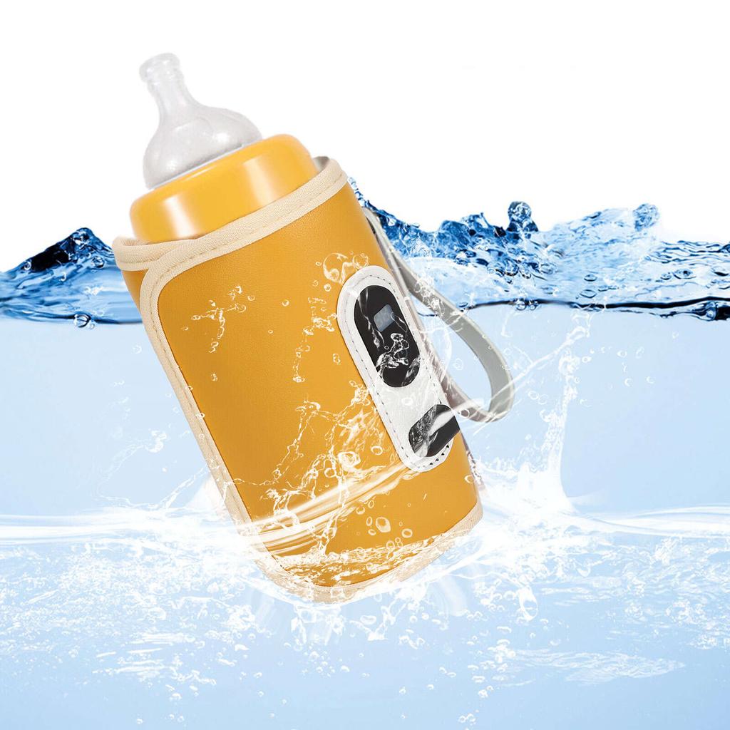 Сумка для подогрева бутылочек с молоком, портативная, безопасная, с регулировкой температуры, водонепроницаемая, с USB-подключением, для изоляции бутылок дома и на открытом воздухе