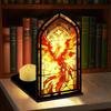 Multicolor Candle Holder Gothic Arch Design Tabletop Holder  Bedroom Decor