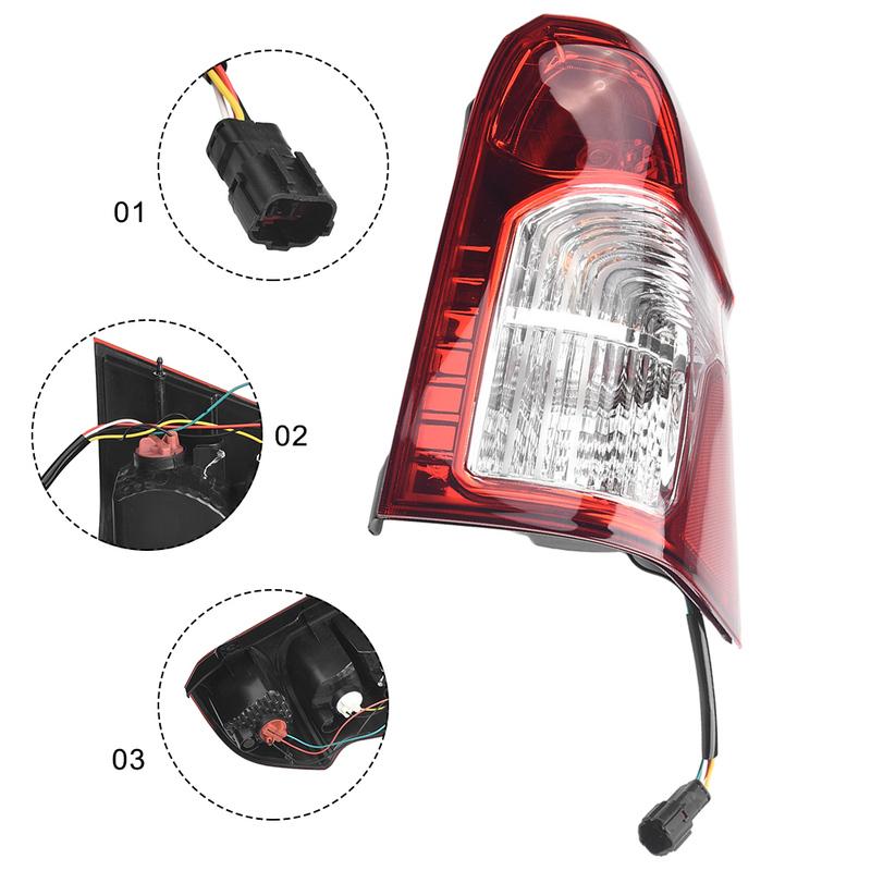 For Ssangyong Actyon Sports Left/Right Rear Tail Light Assembly Brake 2012-2017 Rear Tail Light Replacement Assembly