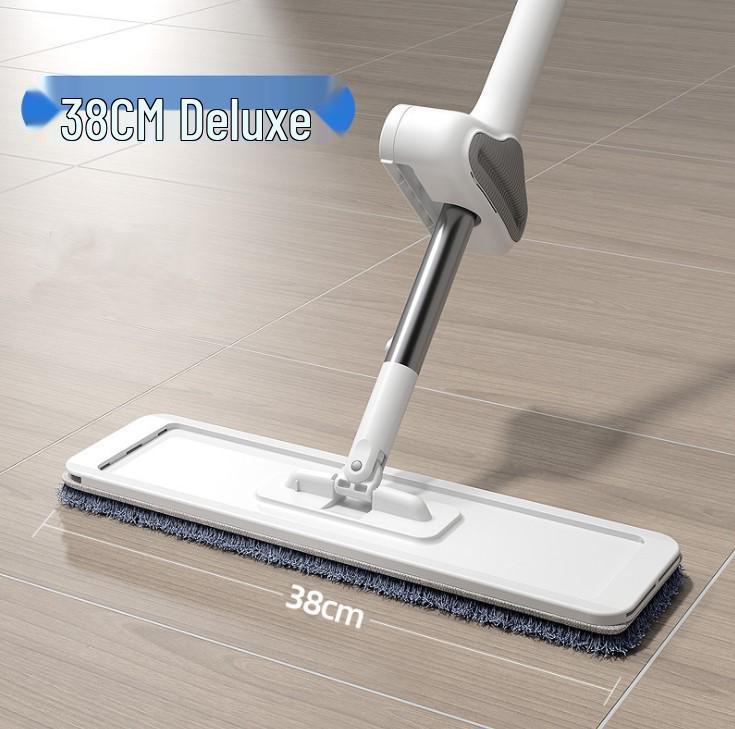 Hand-Free Flat Mop for Wooden and Tile Floors