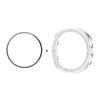 ENKAY HAT PRINCE For Samsung Galaxy Watch8 40mm Case with PMMA Screen Film Rhinestone Decor PC Watch Cover