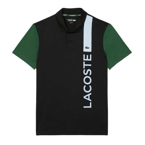 Lacoste Мужская теннисная поло-рубашка с принтом логотипа, ультрасухая
